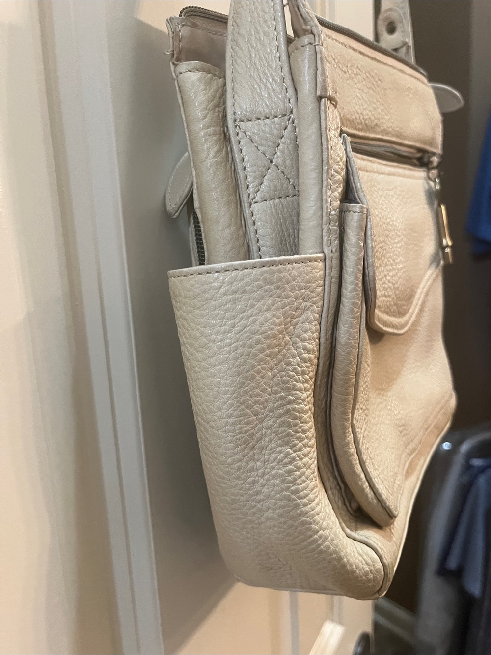 Vintage!  Y2K ! New American Classic Crossbody Pebble Leather bag it’s Amazing - Picture 4 of 14